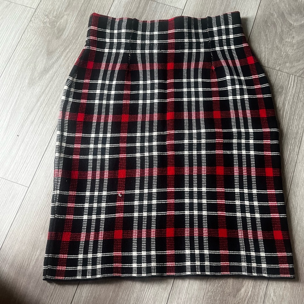 Chaps Plaid Skirt